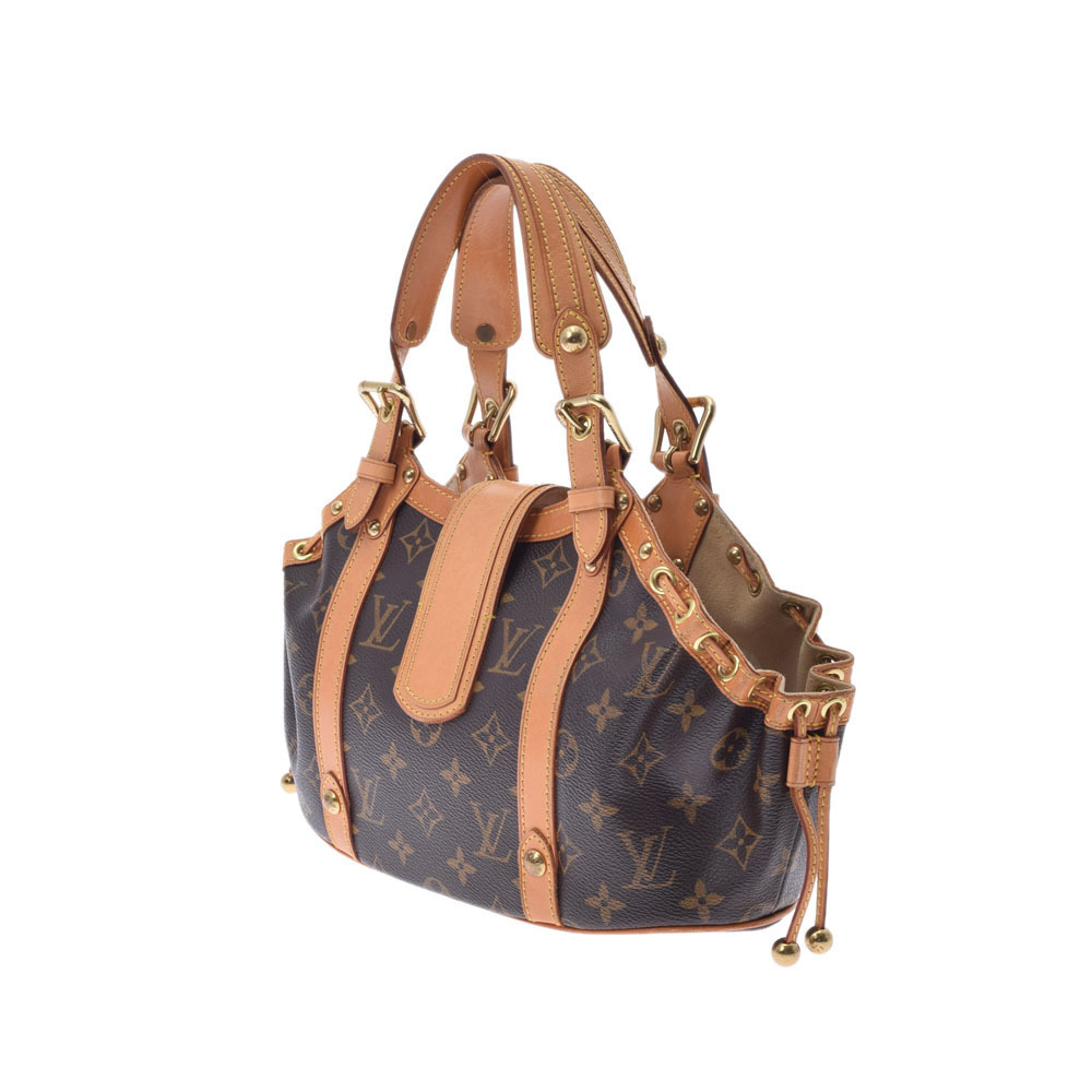 Louis Vuitton Monogram Brown Canvas Theda Handbag
